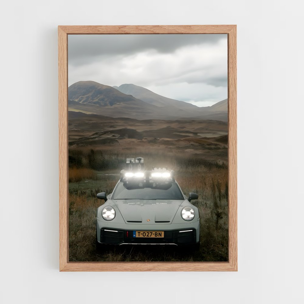 Poster Dakar Adventure – affiche Porsche (vue 4)